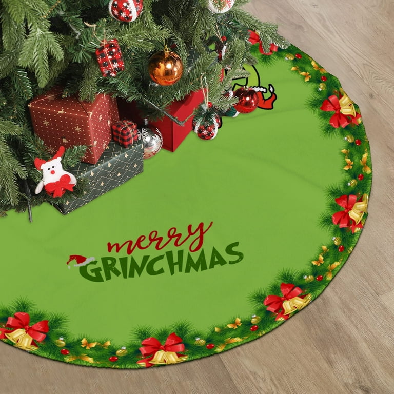 How The Grinch Stole Christmas Xmas Tree Skirt,Flora Christmas