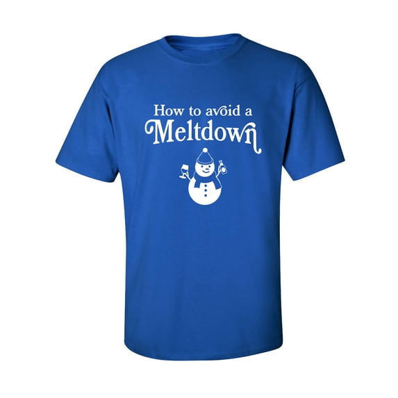 How To Avoid A Meltdown Adult Short Sleeve T-shirt