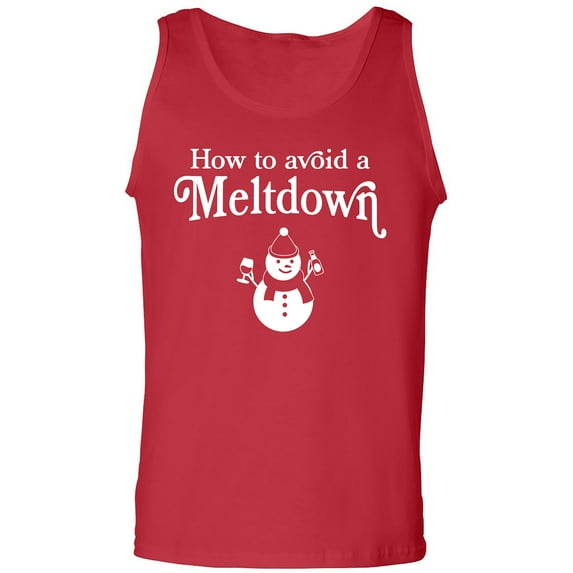 How To Avoid A Meltdown Adult Tank Top