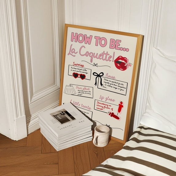 How To Be Coquette Girly Trendy Y2K Aesthetic Apartment French Retro ...