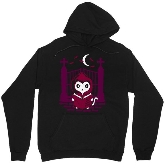 How To Become A Reaper Kitty Graphic Funny Grim Reaper Cat Pet Owner Dark Humor M8359 Unisex Hoodie, Up to Size 5XL