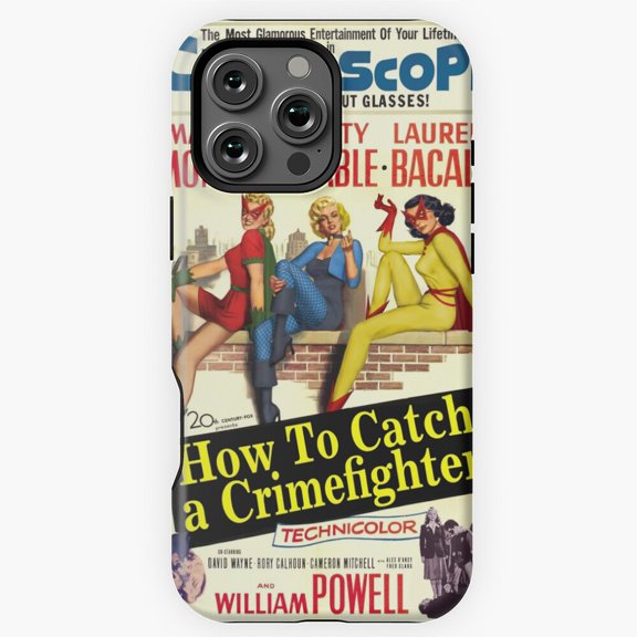 How To Catch a Crimefighter Phone Case for iPhone 16 15 14 13 12 11 Pro Max M5908290