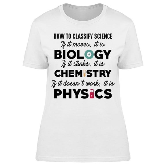 How To Classify Physics Women's T-shirt