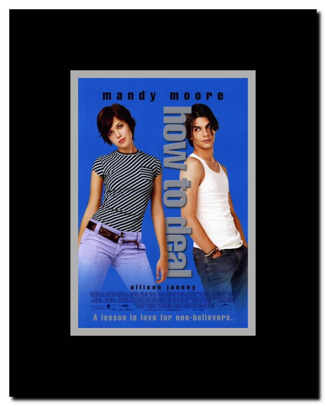 How To Deal Framed Movie Poster