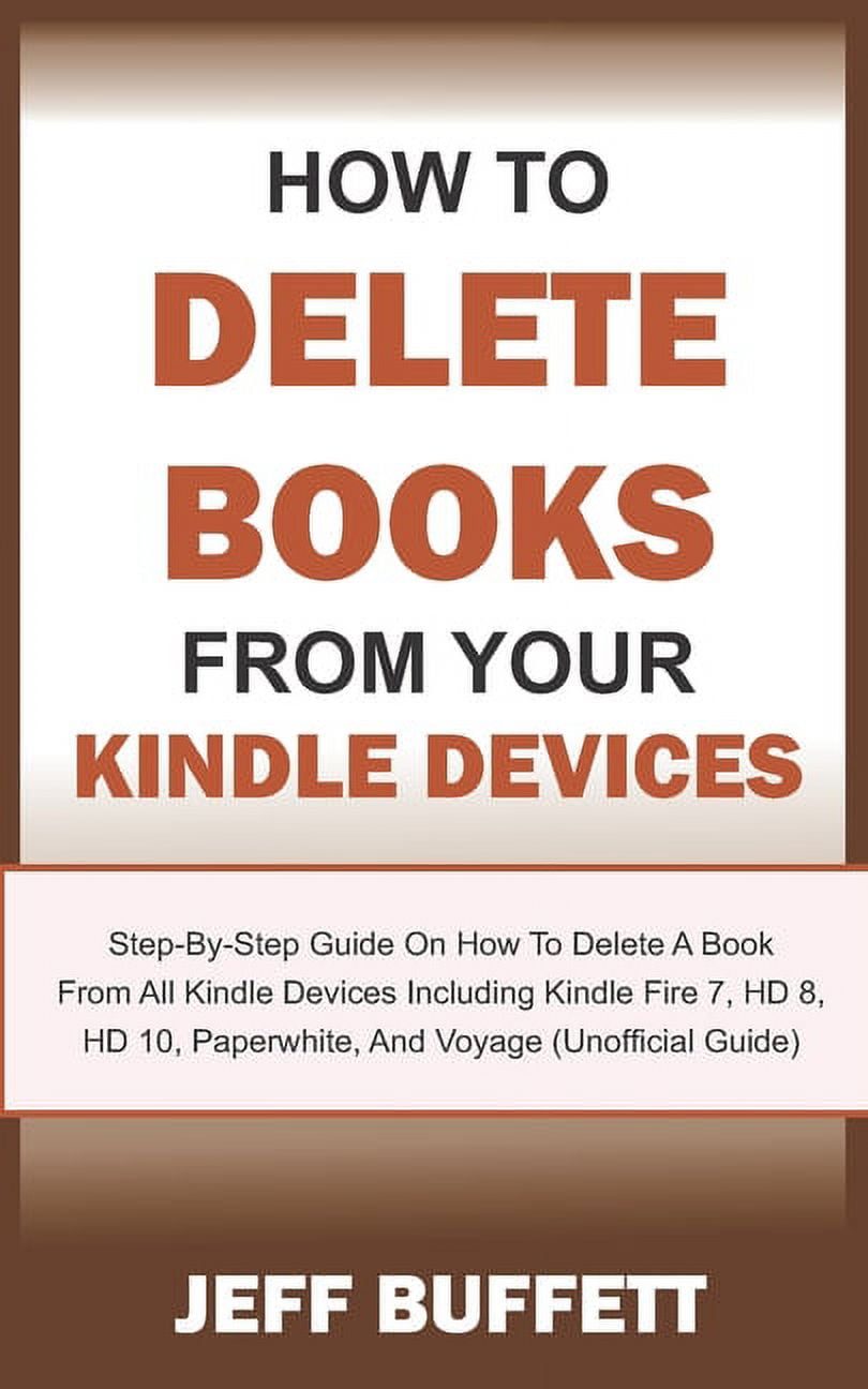 How To Delete Books From Your Kindle Devices StepByStep Guide On How To Delete A Book From