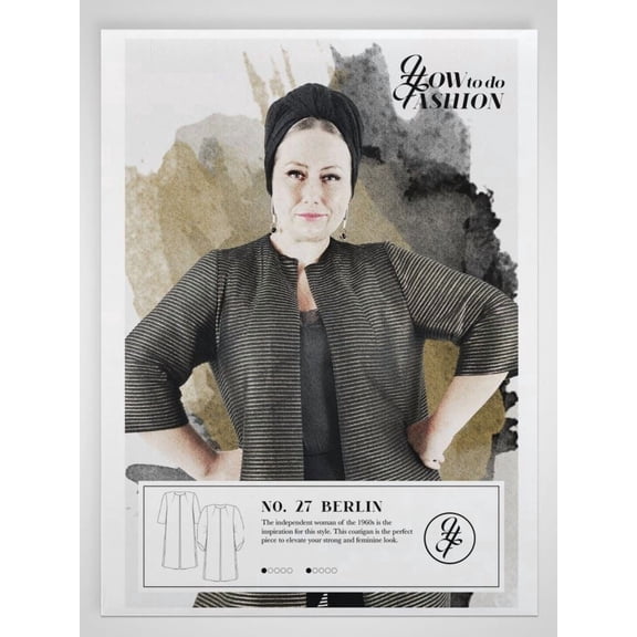 How To Do Fashion Paper Sewing Pattern Berlin Coat - Jackets and Coats and Vintage Style for Women