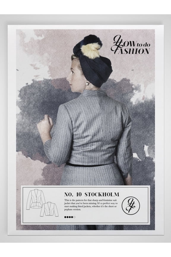 Sewing Pattern Stockholm Jacket Women 34-48