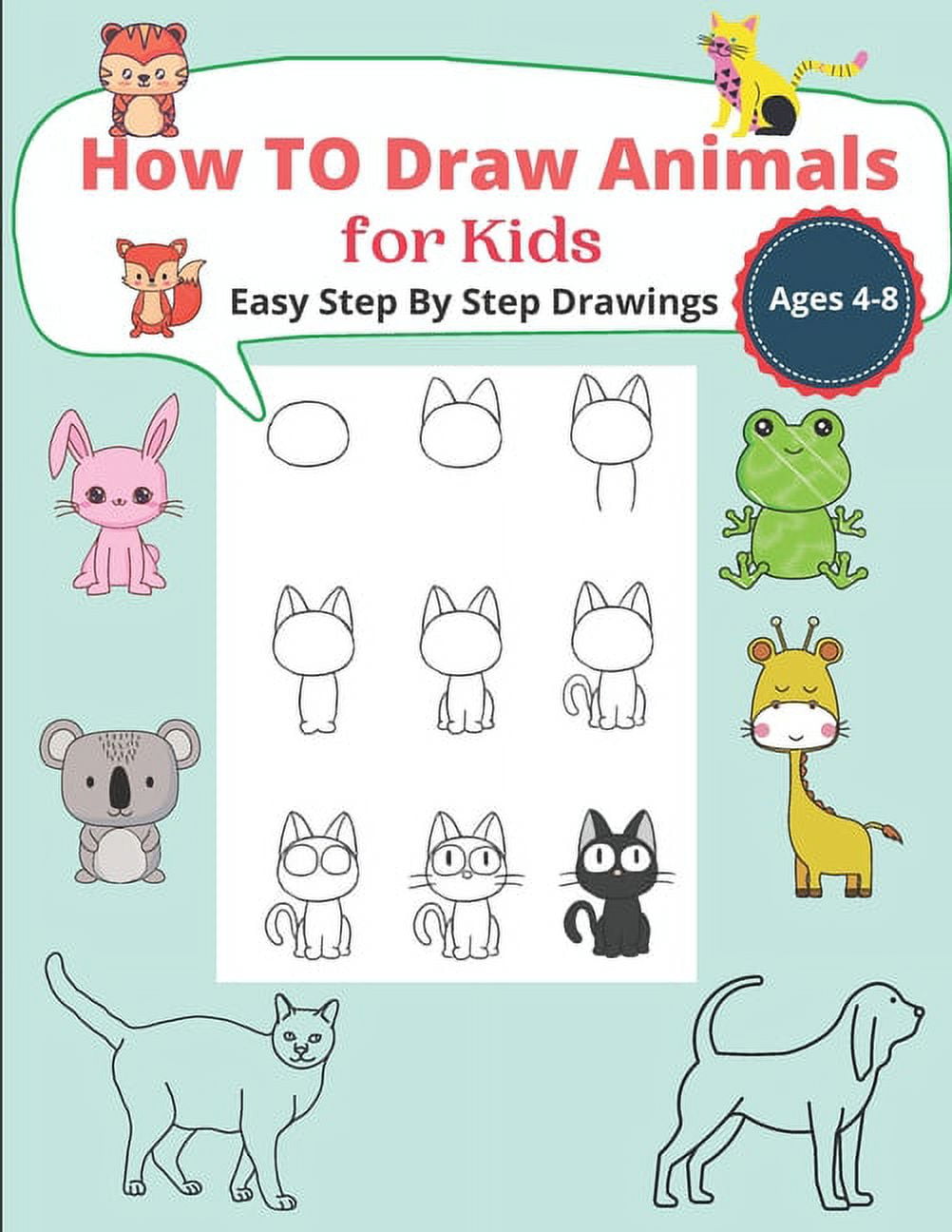 animal sketch for kids - Clip Art Library-saigonsouth.com.vn