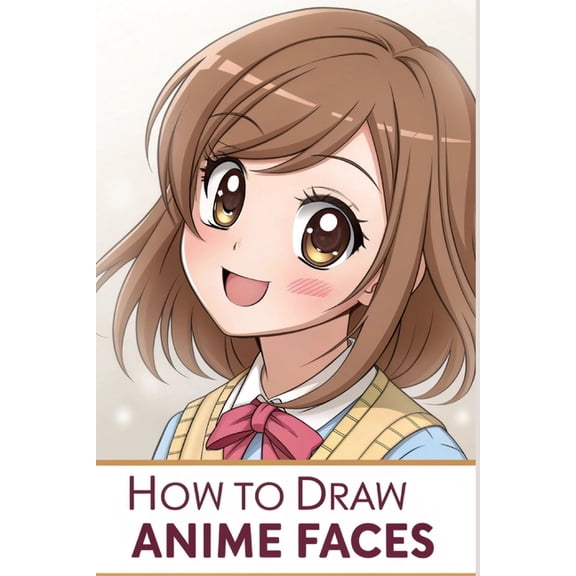 How To Draw Anime Faces: Learn to draw anime and manga faces for beginners , draw comics faces eyes for teens And kids, , (Paperback)