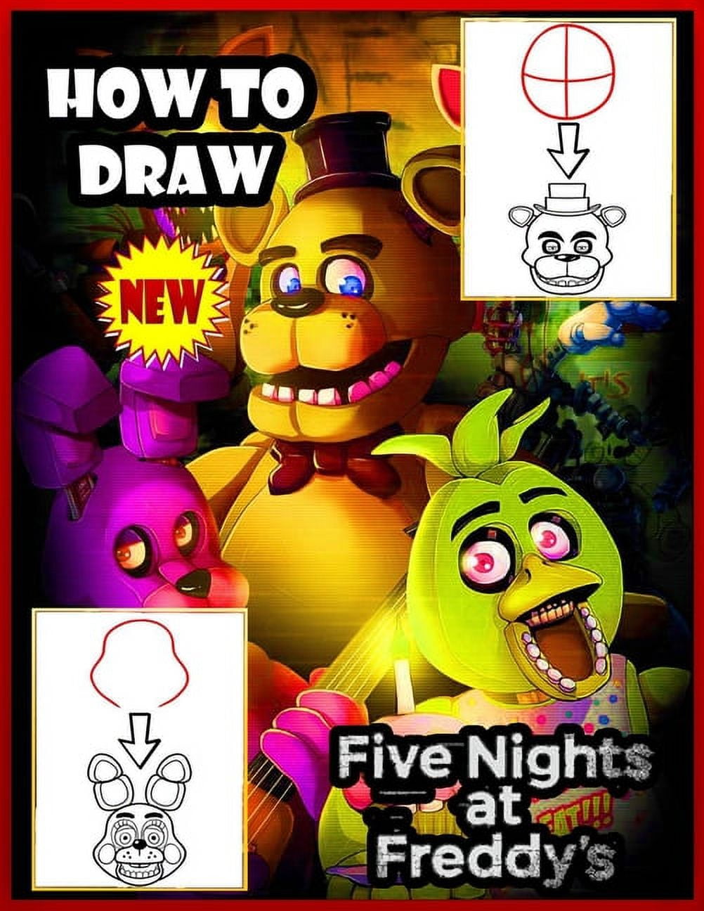 Learn How to Draw Toy Chica from Five Nights at Freddy's (Five Nights at  Freddy's) Step by Step : Dra…