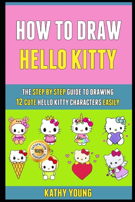 How to draw Hello Kitty step-by-step with simple and easy drawing tutorial