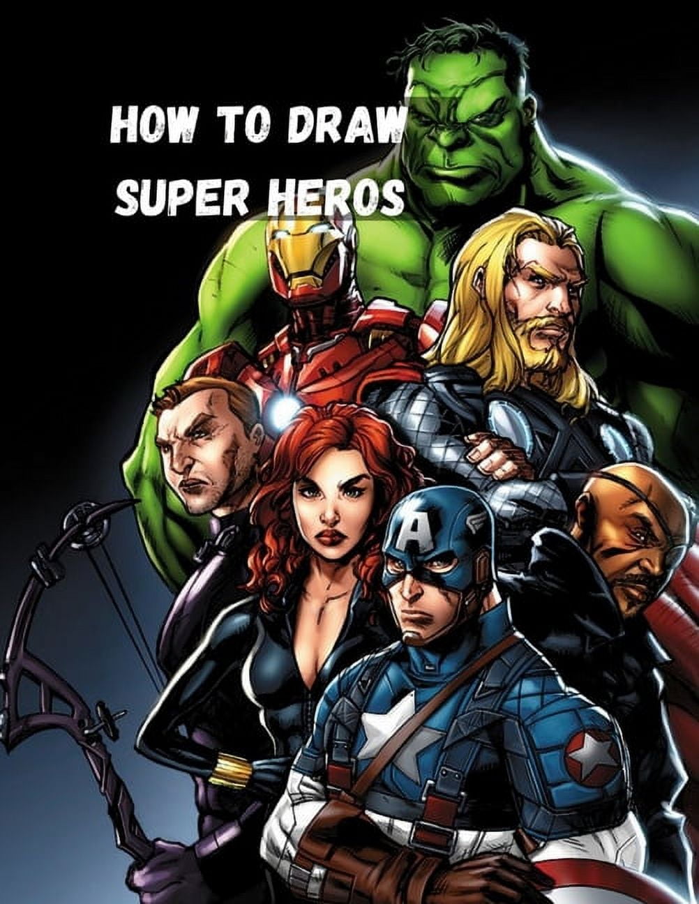 superhero drawings  Easy Drawing Guides