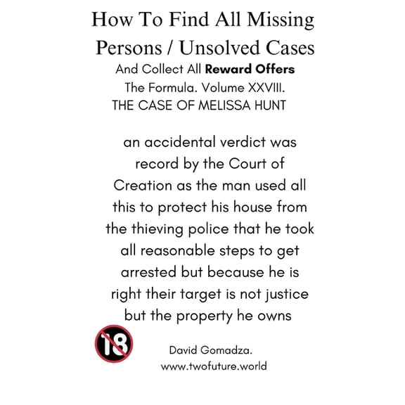 How To Find All Missing Persons / Unsolved Cases. And Collect All Reward Offers. Volume XXVIII.: The Case of Melissa Hun, (Paperback)