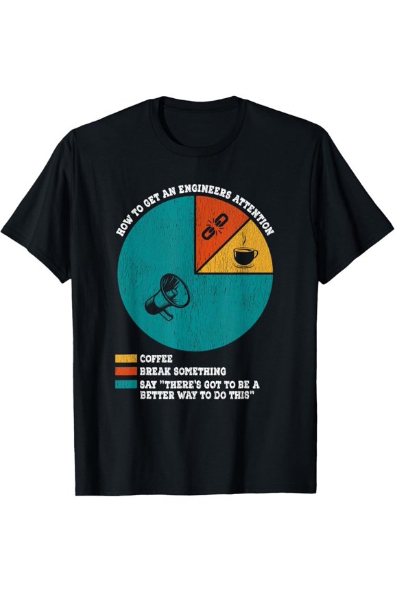How To Get An Engineers Attention Engineering T-Shirt All Size S-5XL