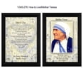 thumbnail image 1 of TrendyDecor4U How To Live Quotes By Mother Teresa Collection Wall Art V345-276, 1 of 3