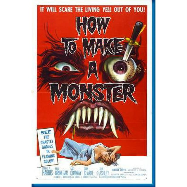 How To Make A Monster Movie Poster 24inx36in Art Poster 24x36 Multi