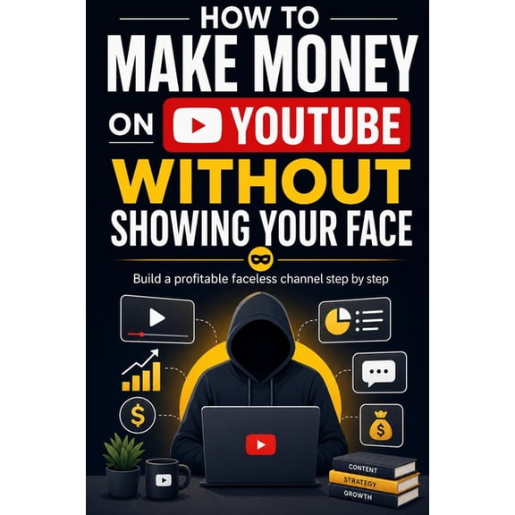 How To Make Money On Youtube Without Showing Your Face: Build a Profitable Faceless Channel Step by Step, (Paperback)