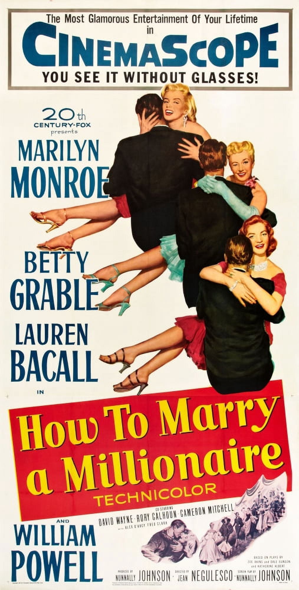 How To Marry A Millionaire Canvas Art - (24 x 36)