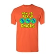 thumbnail image 1 of How To Pick Up Chicks Funny Humor DT Adult T-Shirt Tee, 1 of 2