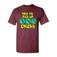 thumbnail image 1 of How To Pick Up Chicks Funny Humor DT Adult T-Shirt Tee, 1 of 2