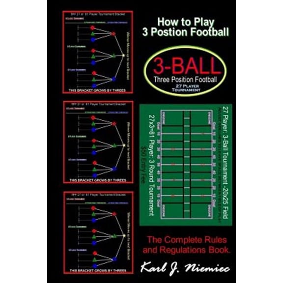 How To Play Three Position Football: Pass-Catch-Defend Instructional Game for Boys and Girls (Paperback)