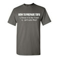 thumbnail image 1 of How To Prepare Tofu Sarcastic Humor Graphic Novelty Funny T Shirt, 1 of 5
