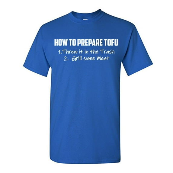 How To Prepare Tofu Sarcastic Humor Graphic Novelty Funny Tall T Shirt