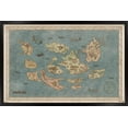 thumbnail image 1 of How To Train Your Dragon (2025) - Map Wall Poster, 14.725" x 22.375" Framed, 1 of 5