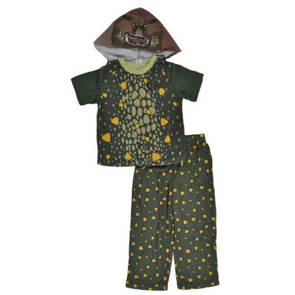 How To Train Your Dragon 3-Pc Olive Green Gronckl Costume Pajama Set, Size 4T