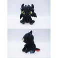 thumbnail image 1 of How To Train Your Dragon 3 Toothless Light Fury Plush Doll with Tag 25cm, 1 of 5