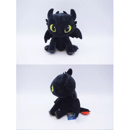 How To Train Your Dragon 3 Toothless Light Fury Plush Doll with Tag 25cm
