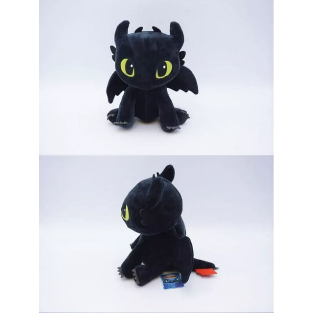 How To Train Your Dragon 3 Toothless Light Fury Plush Doll with Tag 25cm