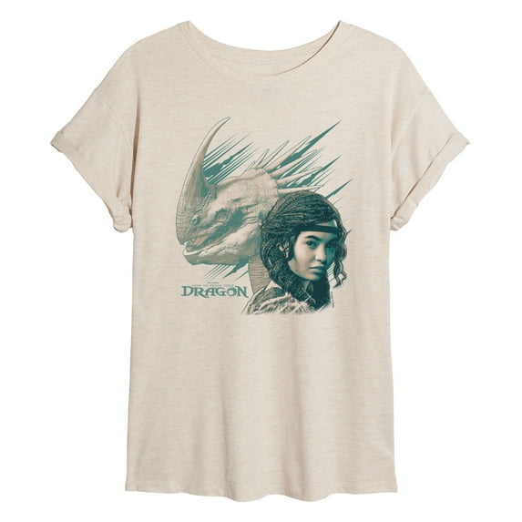 How To Train Your Dragon - Astrid - Women's Oversized Graphic T-Shirt