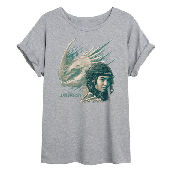 How To Train Your Dragon - Astrid - Women's Oversized Graphic T-Shirt