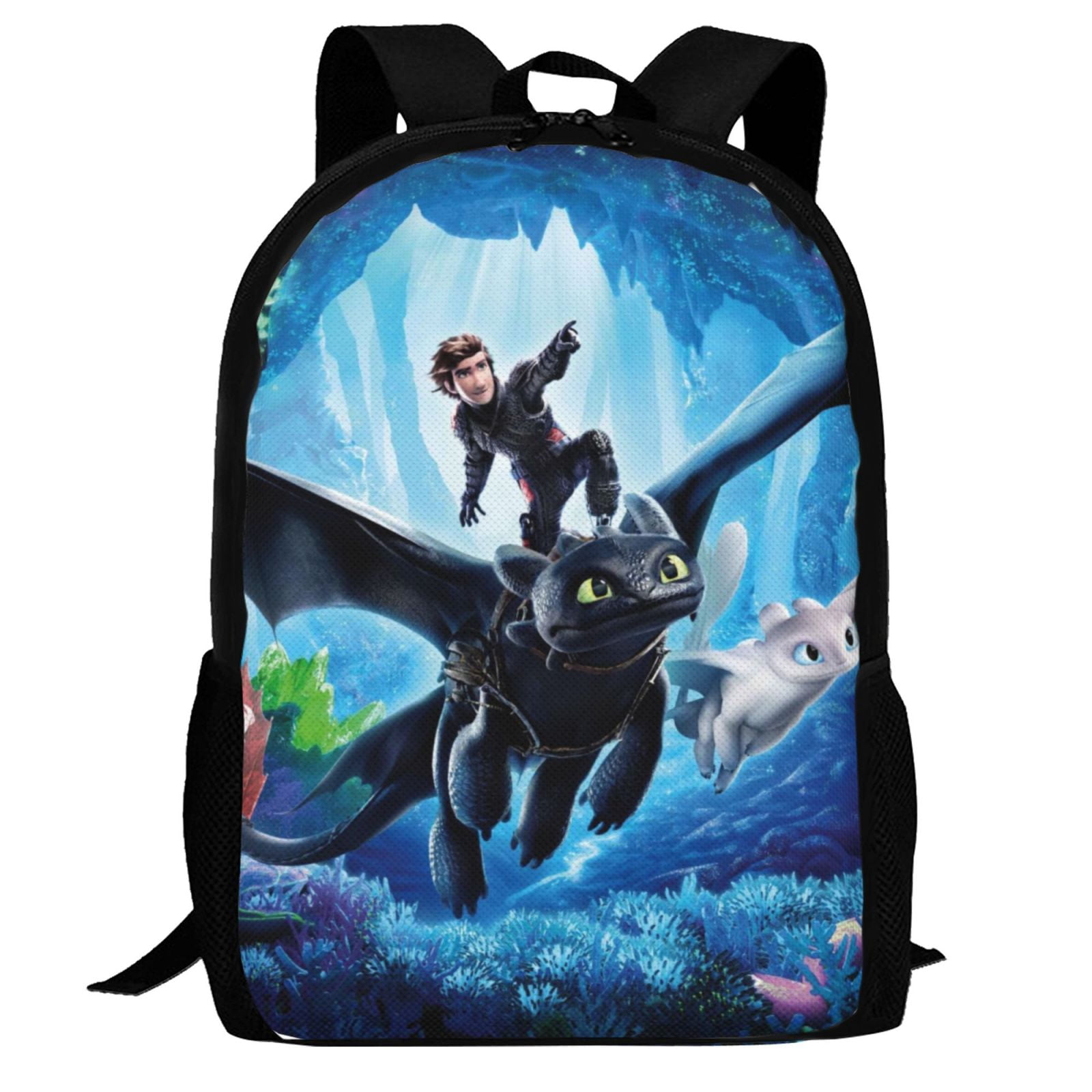 How To Train Your Dragon Backpack 3d Print Laptop Backpack Lightweight Casual Daypack Bookbag Multi Function Travel Backpack 16.5 In Walmart