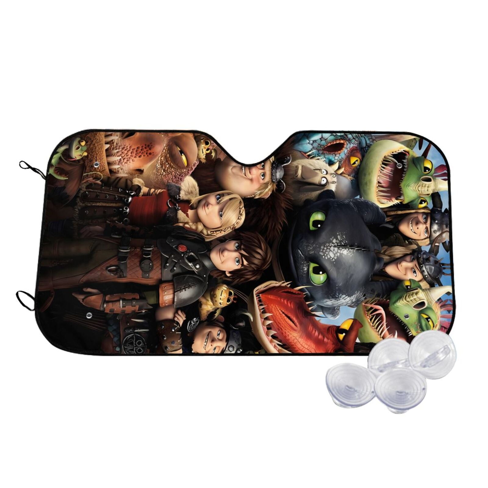 How To Train Your Dragon Car Windshield Sunshade Folding Front Sun