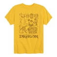 thumbnail image 1 of How To Train Your Dragon - Dragon Doodles - Toddler And Youth Short Sleeve Tee, 1 of 4