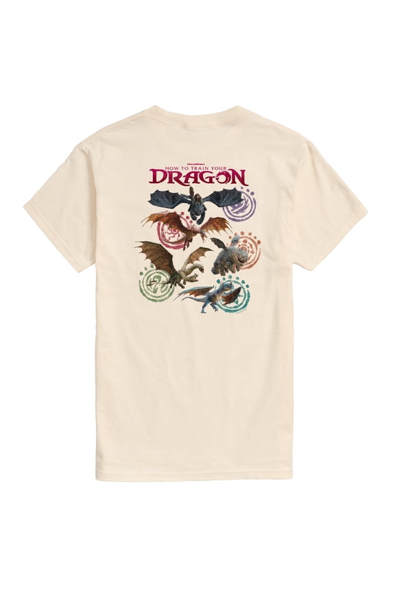 - Dragon Grid - Men's Short Sleeve Graphic T-Shirt