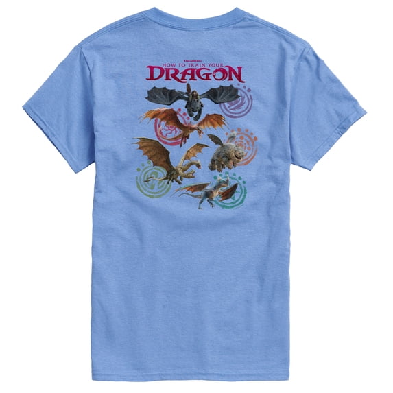 How To Train Your Dragon - Dragon Grid - Men's Short Sleeve Graphic T-Shirt