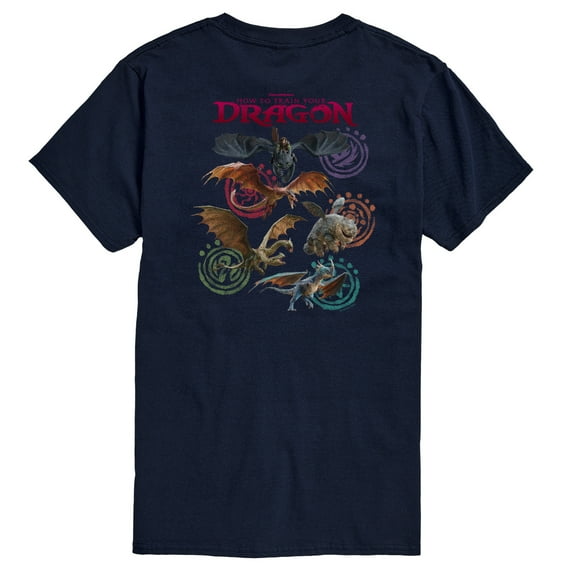How To Train Your Dragon - Dragon Grid - Men's Short Sleeve Graphic T-Shirt