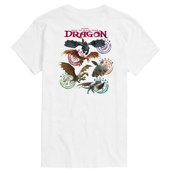 How To Train Your Dragon - Dragon Grid - Men's Short Sleeve Graphic T-Shirt