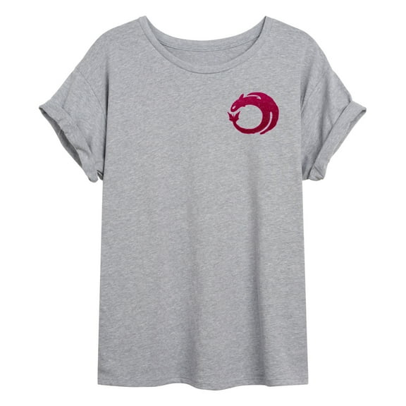 How To Train Your Dragon - Dragon Grid - Womens Oversized Graphic T-Shirt