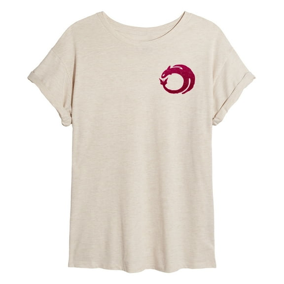 How To Train Your Dragon - Dragon Grid - Womens Oversized Graphic T-Shirt