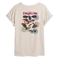 thumbnail image 1 of How To Train Your Dragon - Dragon Grid - Womens Oversized Graphic T-Shirt, 1 of 4