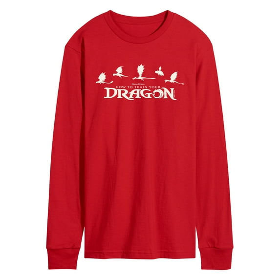How To Train Your Dragon - Dragons - Men's Long Sleeve Graphic T-Shirt