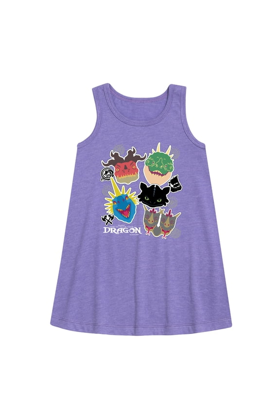 - Dragons - Toddler And Youth Girls Aline Dress