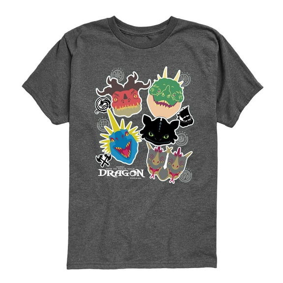 How To Train Your Dragon - Dragons - Toddler And Youth Short Sleeve Tee