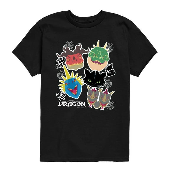 How To Train Your Dragon - Dragons - Toddler And Youth Short Sleeve Tee