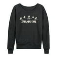 thumbnail image 1 of How To Train Your Dragon - Dragons - Women's French Terry Long Sleeve Shirt, 1 of 4