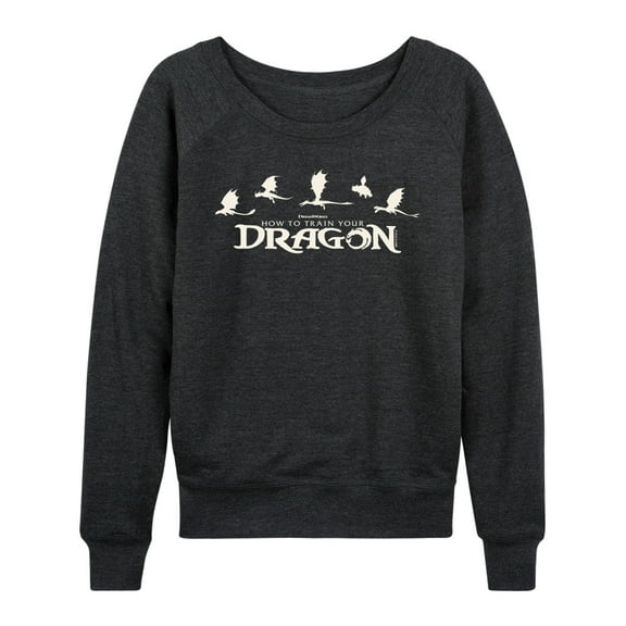 How To Train Your Dragon - Dragons - Women's French Terry Long Sleeve Shirt